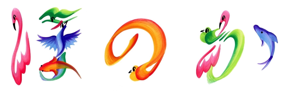 HANAの花文字画像